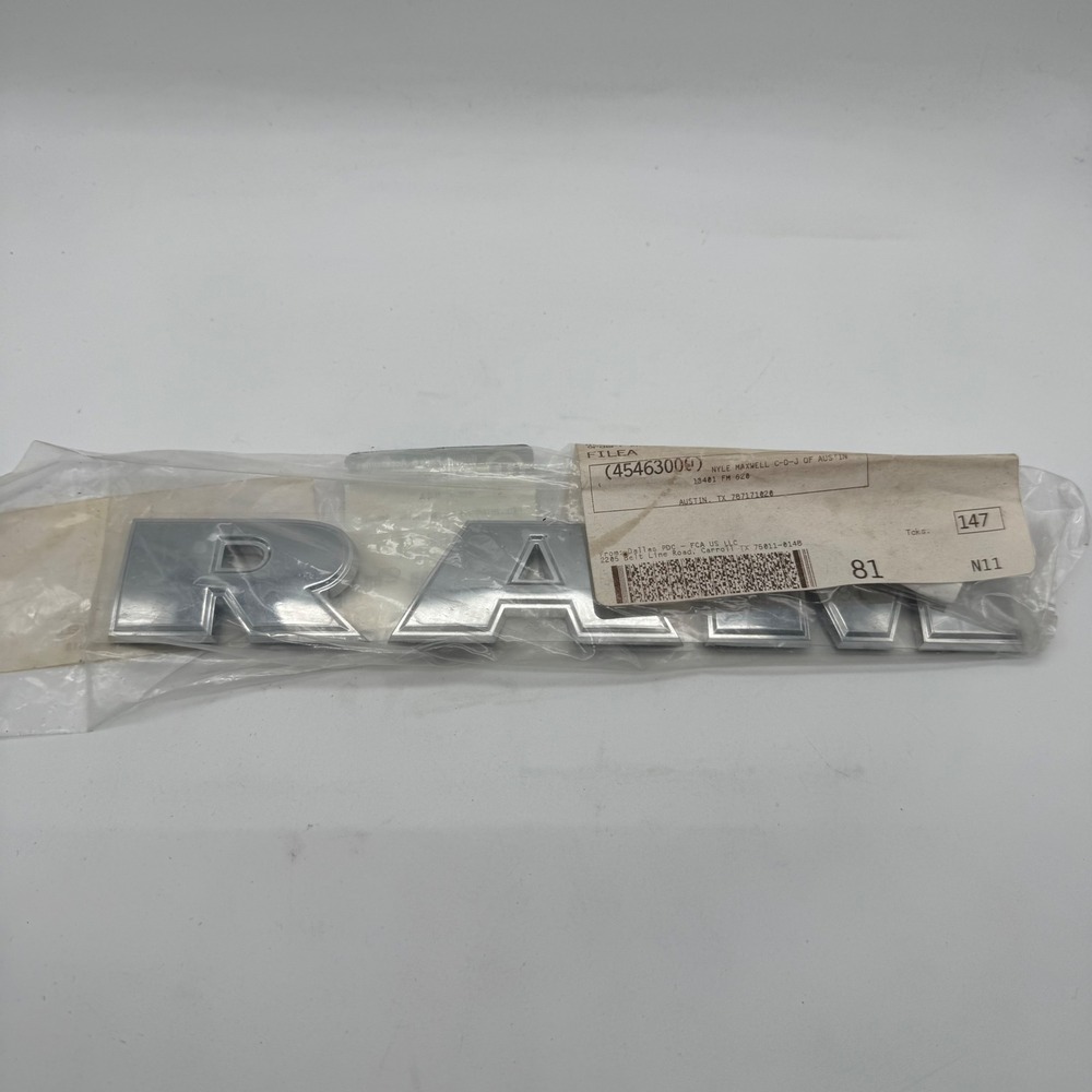 Dodge Ram Truck Emblem‎ Badge 2008-2018 1500 Chrome Door Lettering Mopar OEM